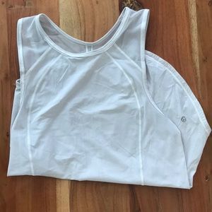 Lululemon sculpt tank w sheer details
